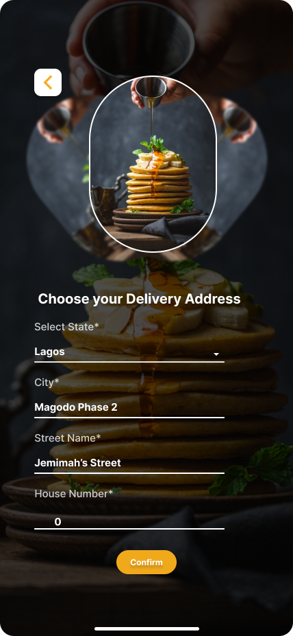 Delivery Address Form